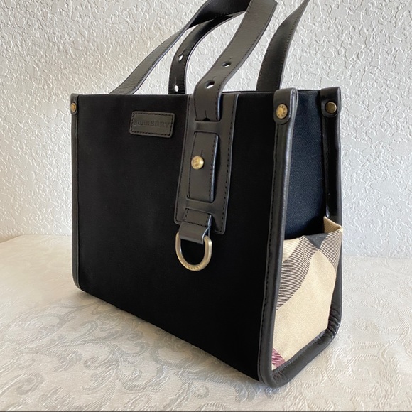 Burberry black canvas tote - Picture 1 of 13